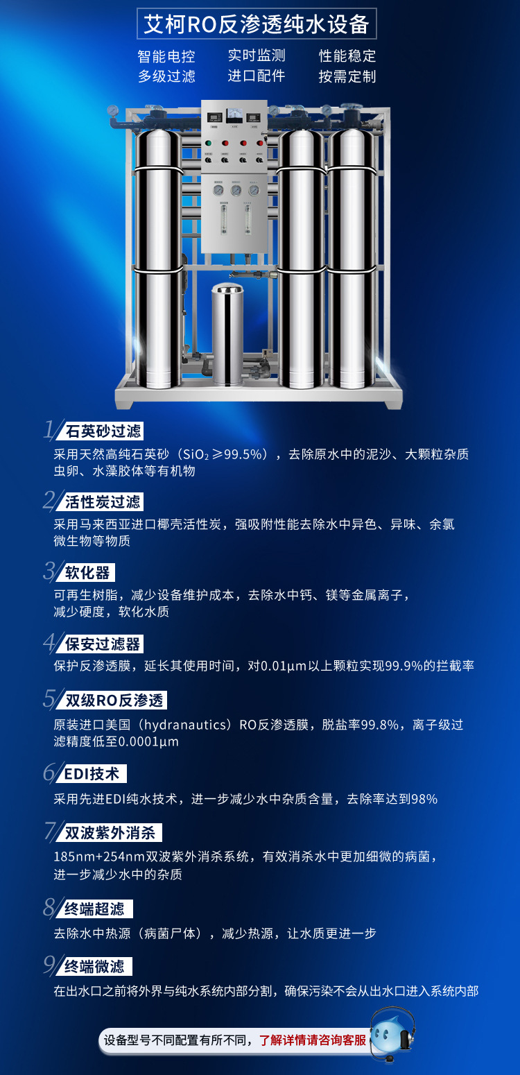 飲料行業(yè)純凈水反滲透設(shè)備插圖5 飲料行業(yè)純凈水反滲透設(shè)備插圖5